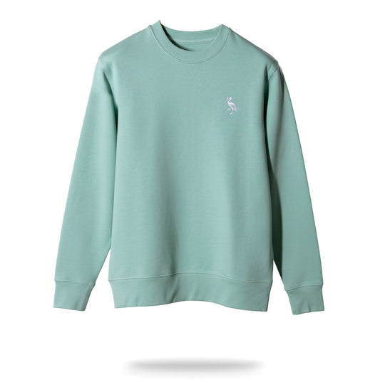 Den Haag Sweater - Ooievaar Misty Jade