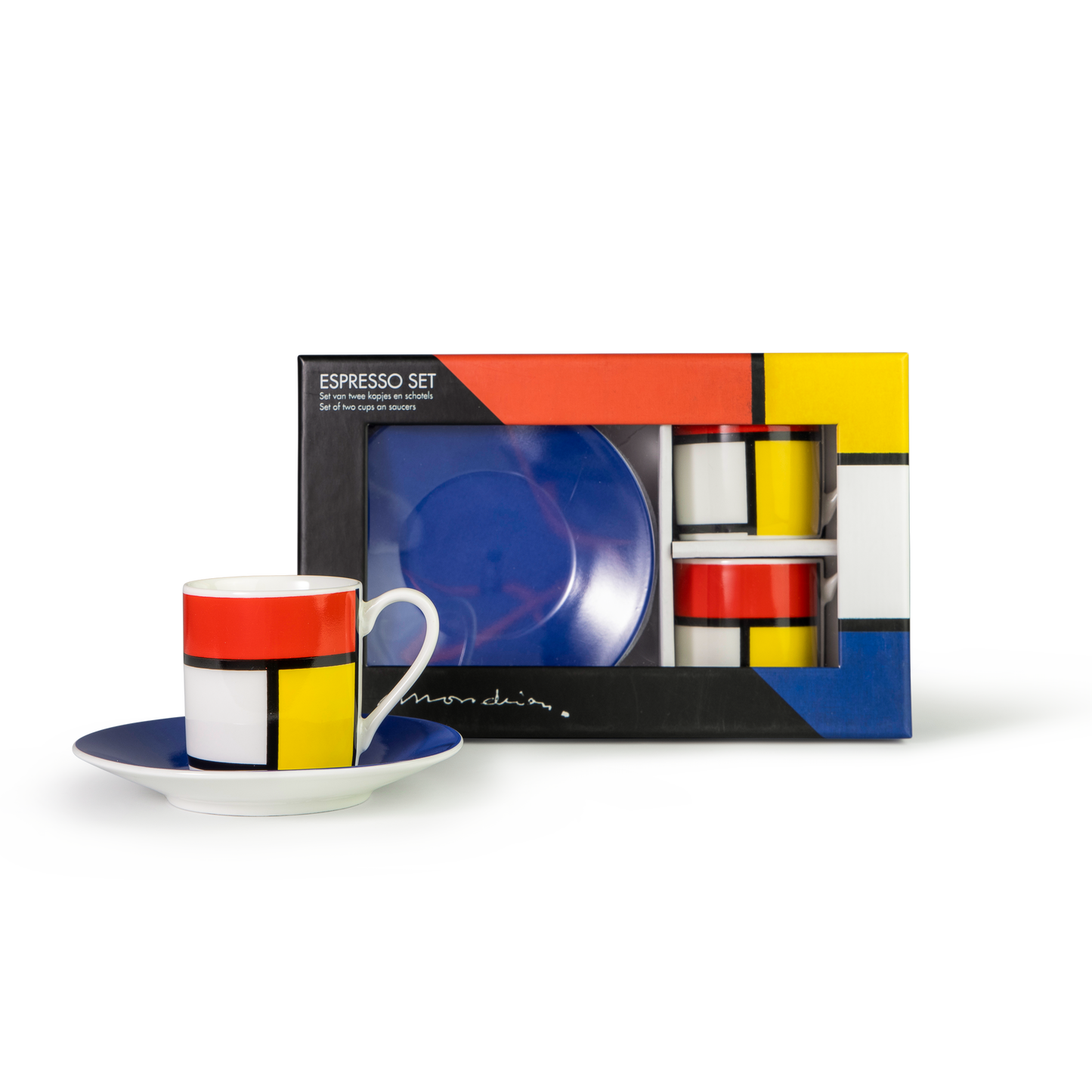 Espresso Set Mondriaan