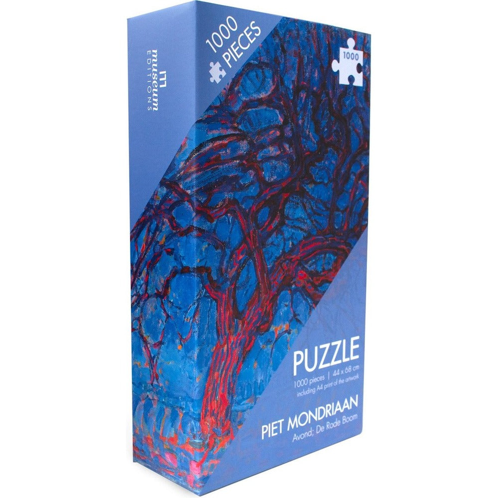Mondriaan De Rode Boom - Puzzel