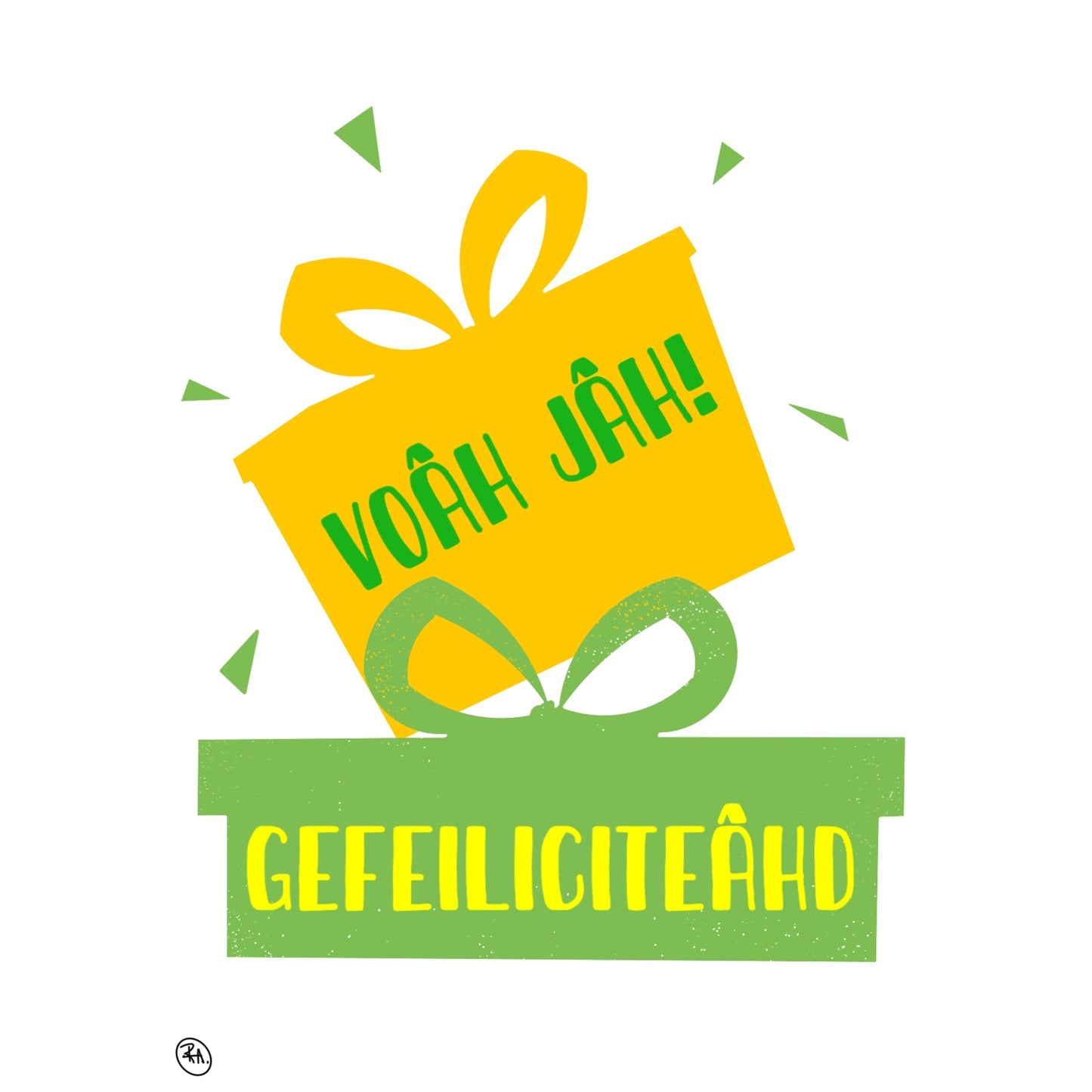 Haagse Wenskaart - Gefeliciteerd