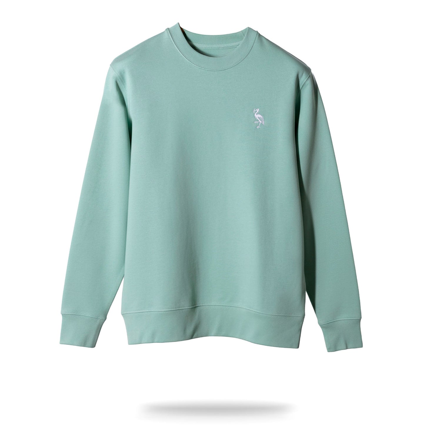 Den Haag Sweater - Ooievaar Misty Jade