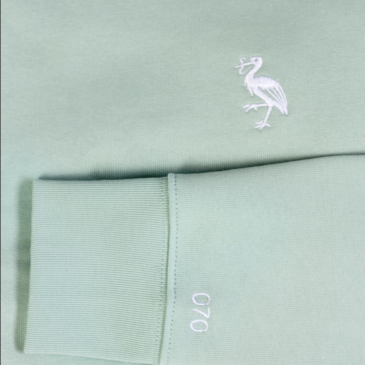 Den Haag Sweater - Ooievaar Misty Jade