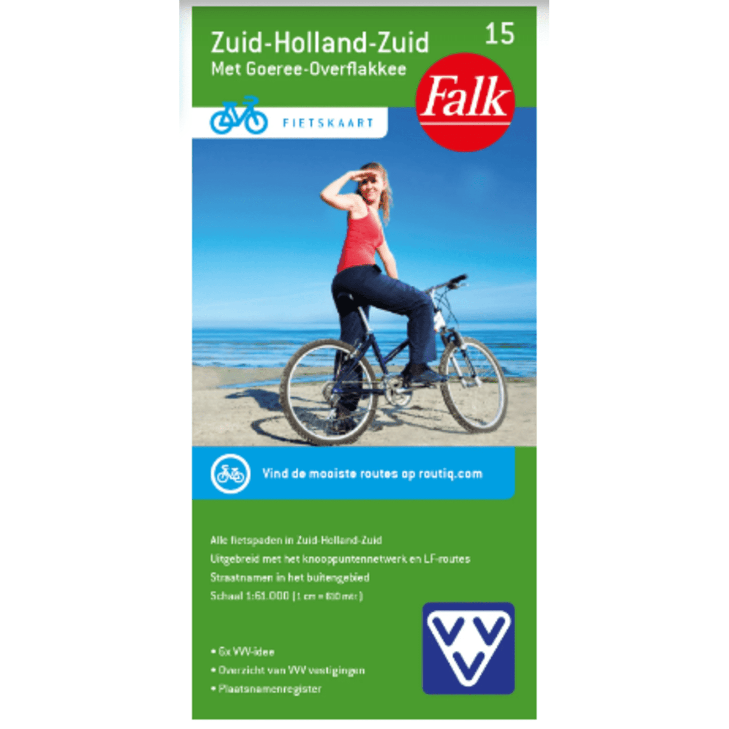 Fietskaart nr 15 Zuid-Holland-Zuid