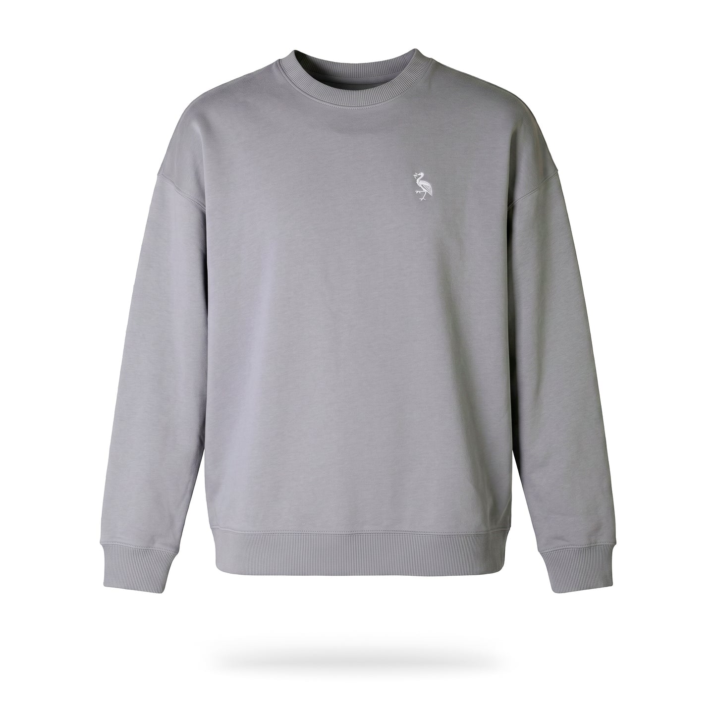 Den Haag Sweater - OoievaarMisty Grey - Oversized fit