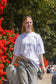Den Haag T-shirt Ooievaar - Wit - Oversized fit