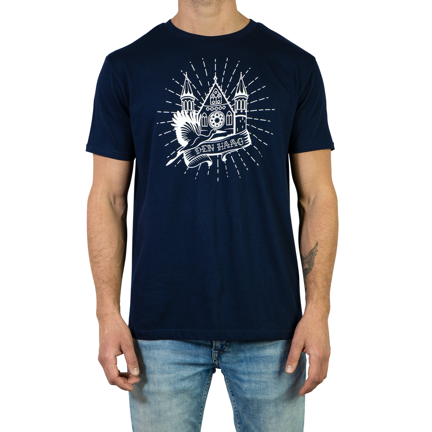 Den Haag Ridderzaal T-shirt - Donkerblauw