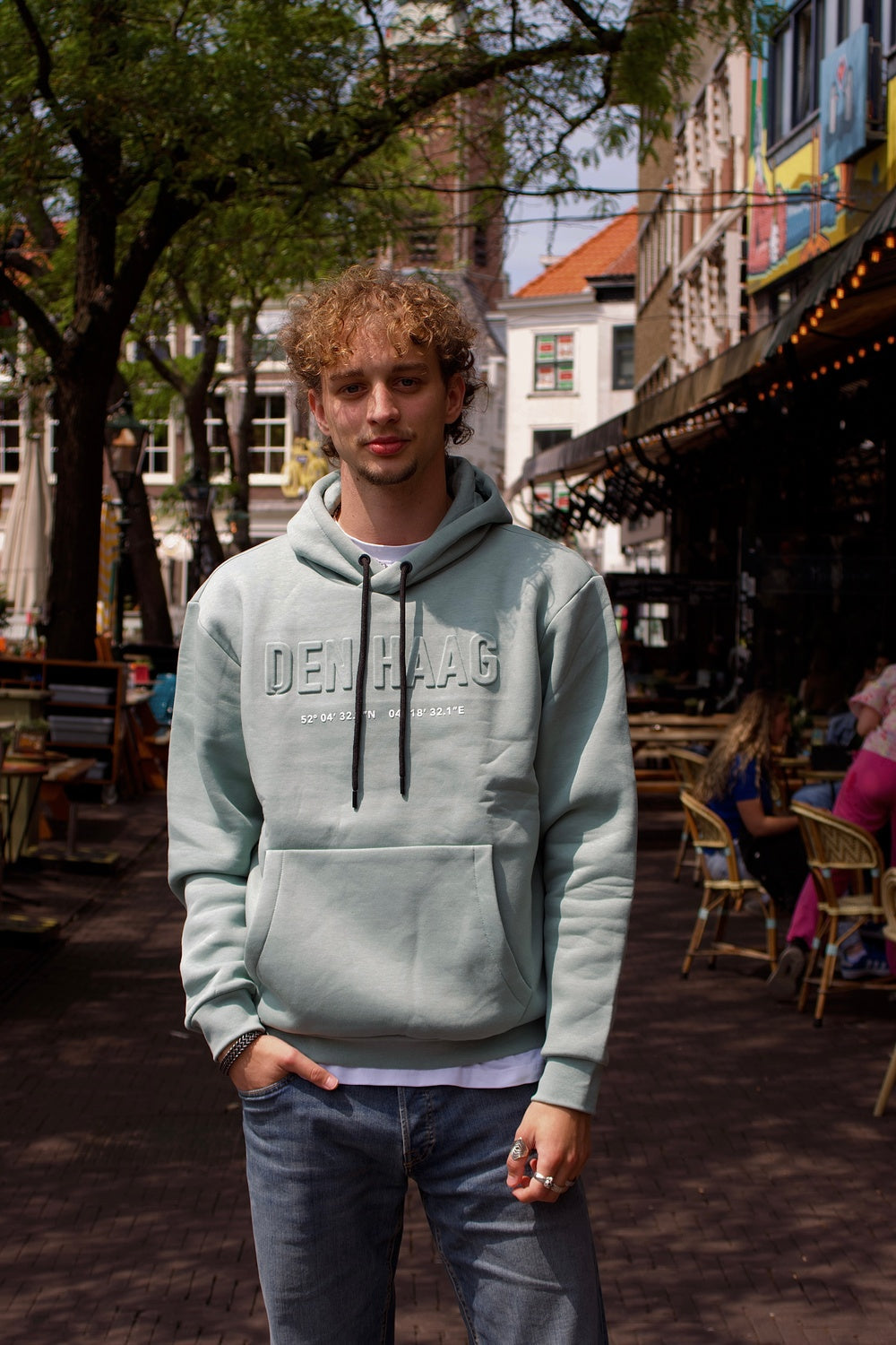 Den Haag Hoodie - Coördinaten Grote Markt