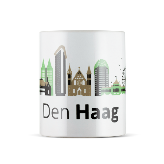Den Haag Skyline - Mok