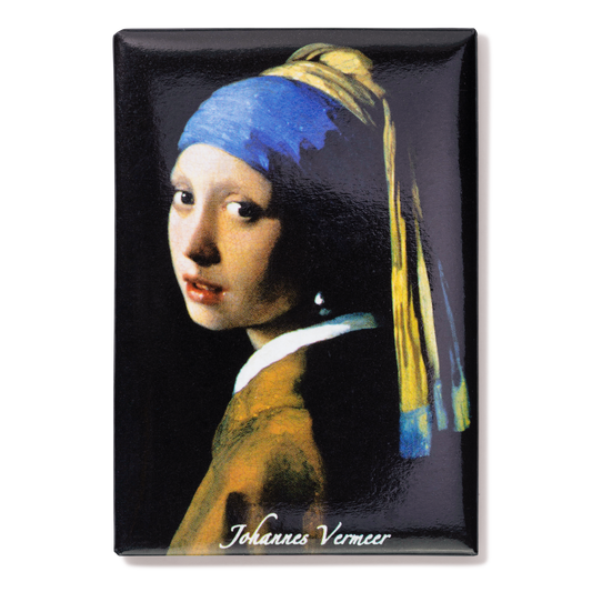 Het Meisje met de parel van Johannes Vermeer - Koelkastmagneet
